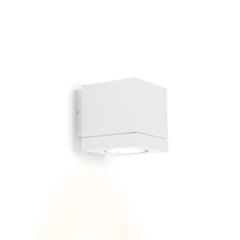Wever & Ducré+TUBE CARRÉ WALL 1.0 PAR16 max. 5W GU10, IP65, välisvalgusti, matt valge